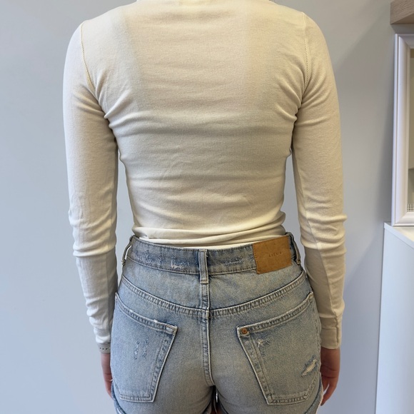 H&M Ribbed Modal-Blend top - Picture 2 of 5